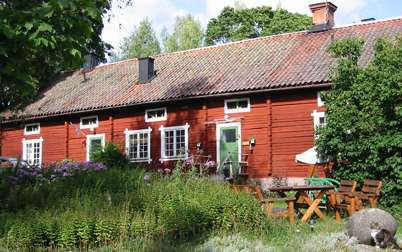 De röda byggnaderna