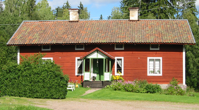 De röda byggnaderna